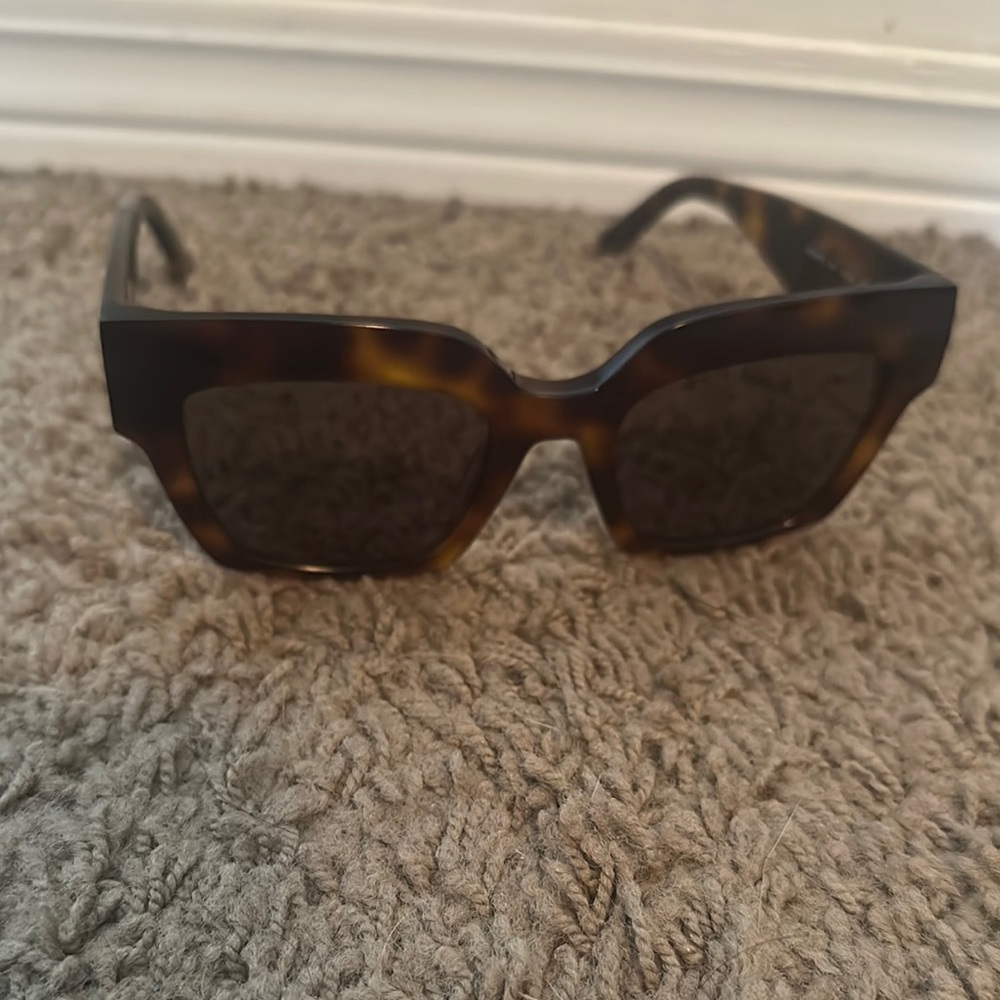 Authentic MCM Havana Tortoise Shell Square Sunglasses